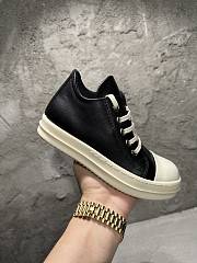 Okify Rick Owens 2023SS Black Low Top Kid Sneakers 28781 - 3