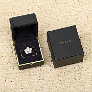 Okify Graff Flower Silver Ring With Diamond - 3