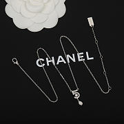 Okify CC Number 5 Silver Necklace With Diamond - 6