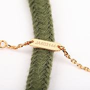 Okify VCA Flower Rose Gold Bracelet With Pink Bud  - 4