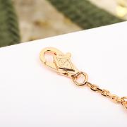 Okify VCA Flower Rose Gold Bracelet With Pink Bud  - 3