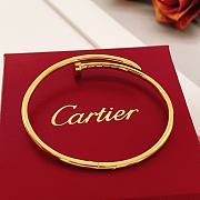 Okify Cartier Gold Nail Bracelet 17 - 5