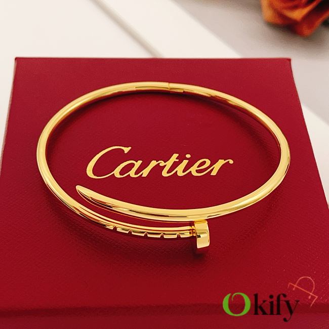 Okify Cartier Gold Nail Bracelet 17 - 1