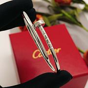 Okify Cartier Silver Nail Bracelet 17 - 4
