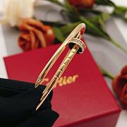 Okify Cartier Rose Gold Nail Bracelet With Diamond 17 - 3