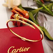 Okify Cartier Gold Nail Bracelet With Diamond 17 - 6