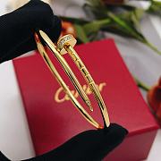 Okify Cartier Gold Nail Bracelet With Diamond 17 - 3