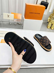 Okify Louis Vuitton Dark Brown Pillow Slippers  - 6
