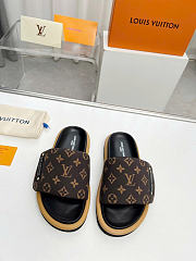 Okify Louis Vuitton Dark Brown Pillow Slippers  - 5