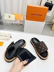 Okify Louis Vuitton Dark Brown Pillow Slippers  - 2