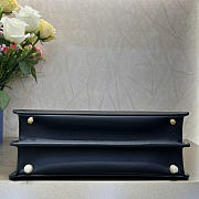 Okify Fendi Peekaboo ISeeU Bag Black 33x25x13cm - 4