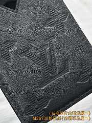 Okify Louis Vuitton Black Magnet Card Holder 9.5x6.5x0.5cm 1 - 6