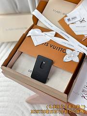 Okify Louis Vuitton Black Magnet Card Holder 9.5x6.5x0.5cm 1 - 5