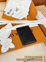 Okify Louis Vuitton Black Magnet Card Holder 9.5x6.5x0.5cm 1 - 3