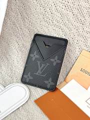 Okify Louis Vuitton Black Magnet Card Holder 9.5x6.5x0.5cm 2 - 6