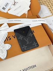 Okify Louis Vuitton Black Magnet Card Holder 9.5x6.5x0.5cm 2 - 2