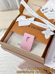 Okify Louis Vuitton Brown And Light Pink Magnet Card Holder 9.5x6.5x0.5cm - 2