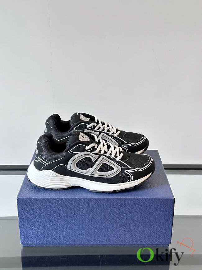 Okify Dior B31 Black Mesh and Technical Fabric Men Sneakers  - 1