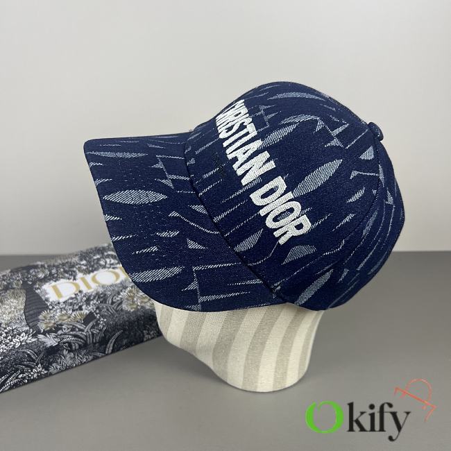Okify Dior Dark Blue Baseball Cap 28824 - 1