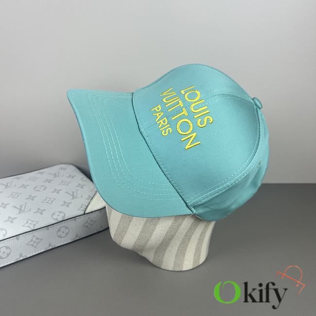 Okify Louis Vuitton Blue Baseball Cap 28828 - 1