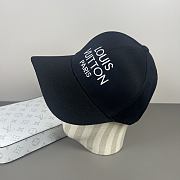Okify Louis Vuitton Black Baseball Cap 28829 - 5