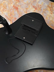 Okify YSL Small Kate Bag Black Grain Leather With Black Hardware 20x13.5x5.5cm - 5