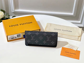 Okify Louis Vuitton Black Woody Glasses Case 16.5x7.5x3cm