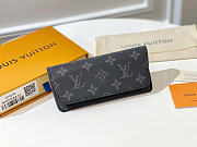 Okify Louis Vuitton Black Woody Glasses Case 16.5x7.5x3cm - 5