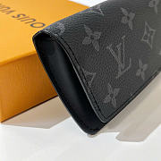 Okify Louis Vuitton Black Woody Glasses Case 16.5x7.5x3cm - 3