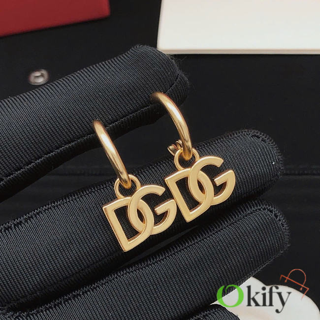 Okify Dolce & Gabbana Gold Earrings - 1