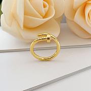 Okify Cartier Gold Nail Ring - 5