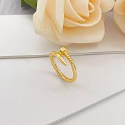 Okify Cartier Gold Nail Ring - 6