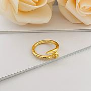 Okify Cartier Gold Nail Ring - 4