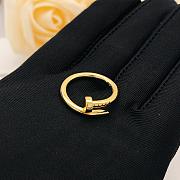 Okify Cartier Gold Nail Ring - 3