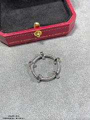 Okify Cartier Gold/Rose Gold/Silver Screw Ring - 2