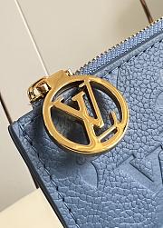 Okify Louis Vuitton Romy Blue Card Holder M27758 12x8x0.5cm  - 4