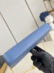 Okify Louis Vuitton Pochette Felicie Bag Blue M28891 21x12x3cm  - 5