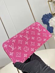 Okify Louis Vuitton Denim Pink Long Zippy Wallet M28297 19.5x10.5x2.5cm - 5