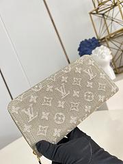 Okify Louis Vuitton Denim Kaki Green Long Zippy Wallet M28297 19.5x10.5x2.5cm - 5
