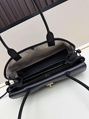 Okify CC 2026 Small Shopping Bag Black Grain 30.5x15x11cm - 5