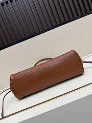 Okify CC 2026 Small Shopping Bag Brown Grain 30.5x15x11cm - 5