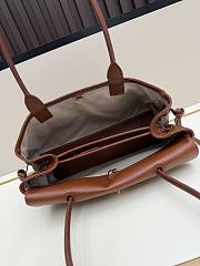 Okify CC 2026 Small Shopping Bag Brown Grain 30.5x15x11cm - 3