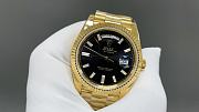 Okify Rolex Gold Watch Black Face 40mm 28859 - 2