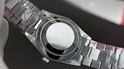 Okify Rolex Silver Watch Green Face 40mm 28861 - 4