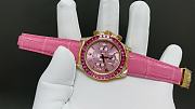 Okify Rolex Gold Watch Pink Face, Band And Diamond 40mm - 3