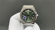 Okify Audemars Piguet Silver Watch Dark Green Face 41mm - 1
