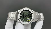 Okify Audemars Piguet Silver Watch Dark Green Face 41mm - 4