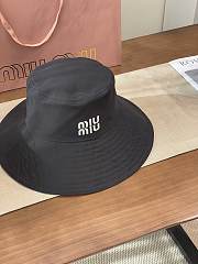 Okify MiuMiu Black Bucket Hat 28873 - 3