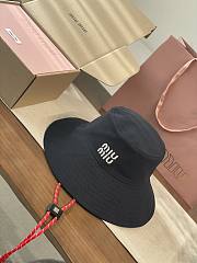 Okify MiuMiu Black Bucket Hat 28873 - 4