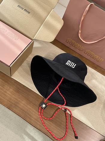 Okify MiuMiu Black Bucket Hat 28873